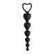 Анальний ланцюжок Fantasy Anal Beads Heart, 18 см (чорний) 229478 фото 1