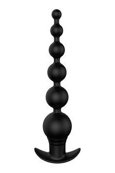 Анальная пробка Dream Toys Graduating Beads, 20.7 см (черный) 39317_EU фото