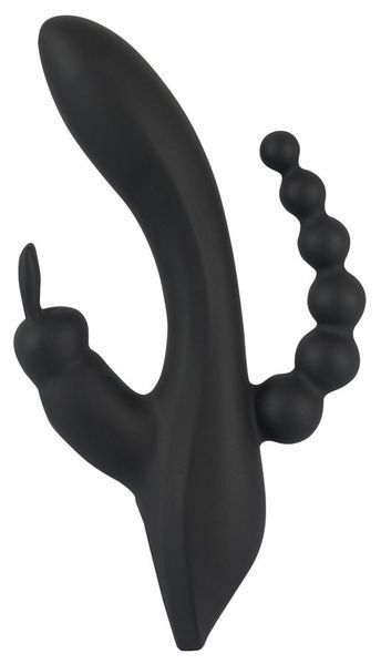 Вибратор Smile Triple G-Spot, 20,8 см (черный) 40952 фото