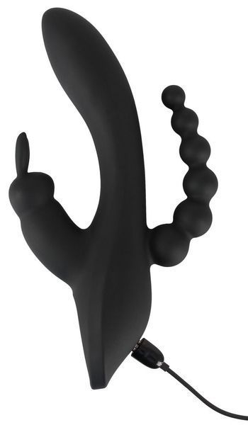 Вибратор Smile Triple G-Spot, 20,8 см (черный) 40952 фото