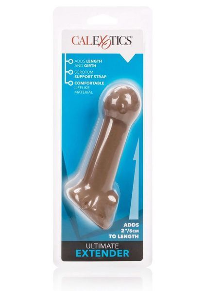 Насадка на пенис California Exotic Novelties Ultimate Extender, 16 см (коричневый) 7083_EU фото