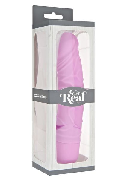 Вібратор Get Real Original Vibrator, 20 см (рожевий) 8280 фото