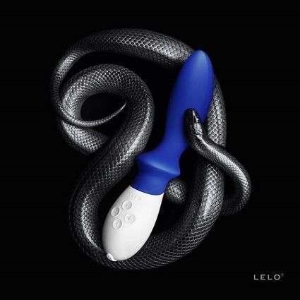 Стимулятор простаты Lelo Loki, 19,6 см (синий) 68924 фото