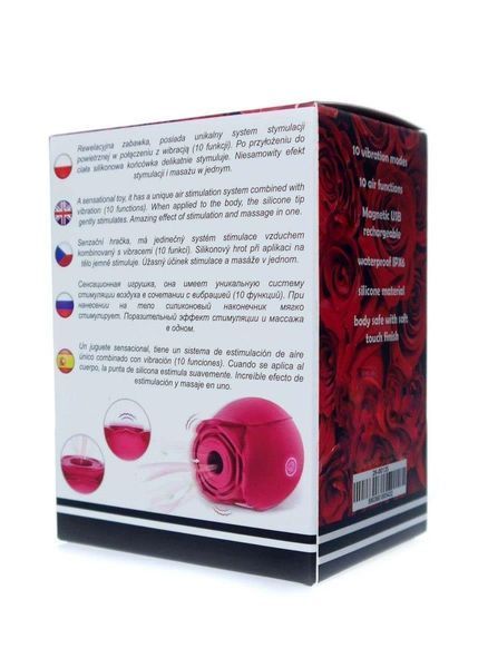 Вакуумный стимулятор клитора с вибрацией Boss Series Rose (розовый) 24616 фото