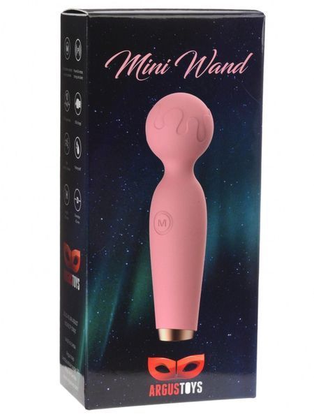 Вібратор Argus Mini Wand, 15 см (рожевий) 63556 фото