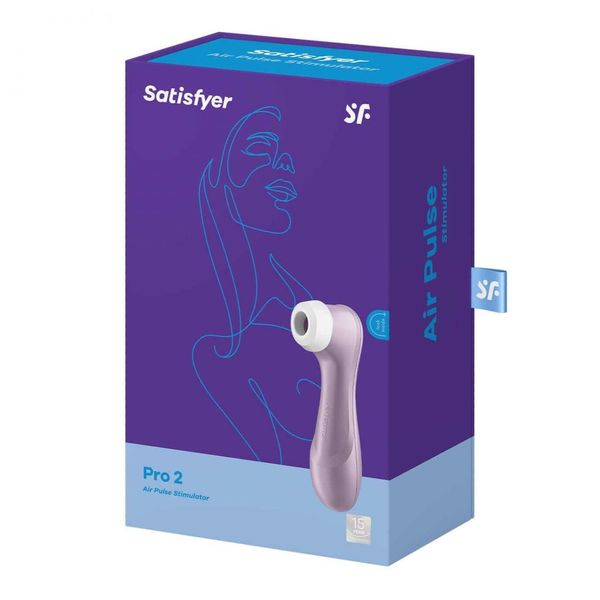 Вакуумный стимулятор клитора Satisfyer Pro 2, 16 см (фиолетовый) 13463 фото