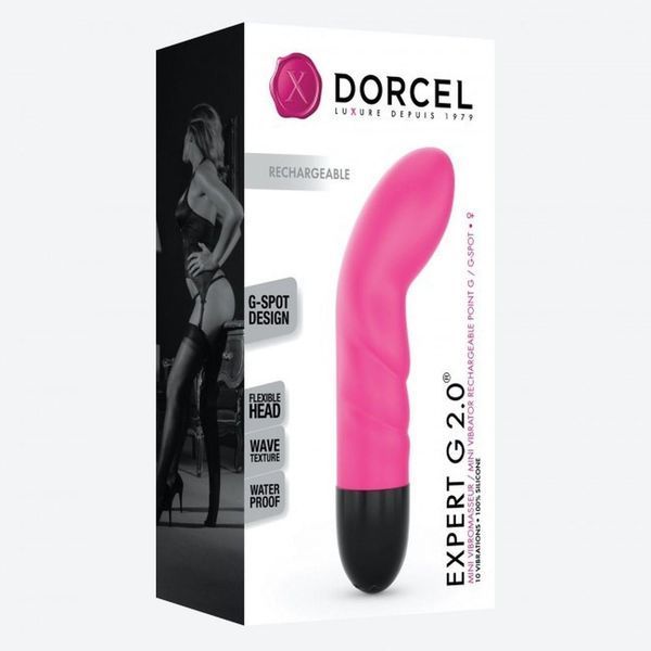 Вібратор для точки G Dorcel Expert G 2.0, 15 см (рожевий) 25732 фото