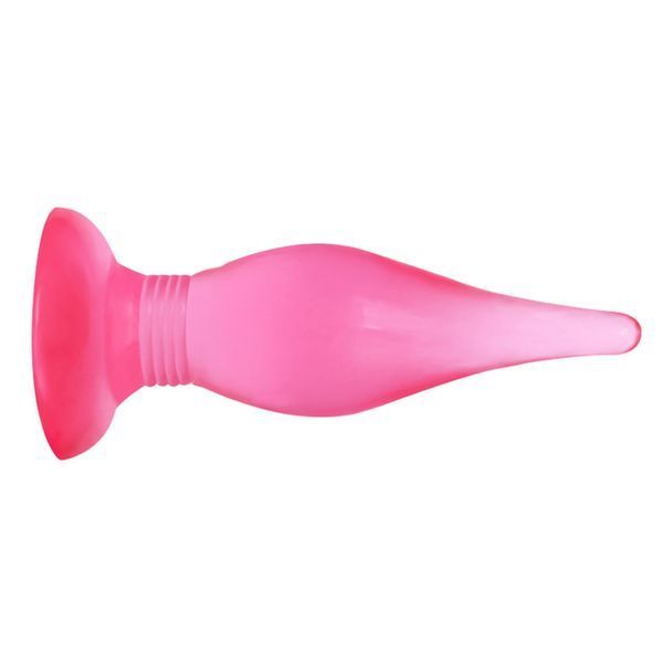 Анальна пробка Baile Butt Plug, 13.8 см (рожевий) 113130 фото