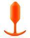Анальная пробка B-Vibe Snug Plug 3, 12.7 см (оранжевый) 104324 фото