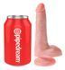 Фалоімітатор King Cock 6" Cock With Balls, 17 см (тілесний) 77518 фото 2