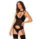 Корсет Obsessive Lingerie-Brasica, XS/S (черный) 84004 фото 1