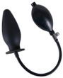 Анальна пробка True Black Inflatable Anal Plug, 11,5 см (чорний)