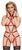 Бондажний набір Bad Kitty Naughty Toys Bondage Body, S/M (червоний) 83066 фото