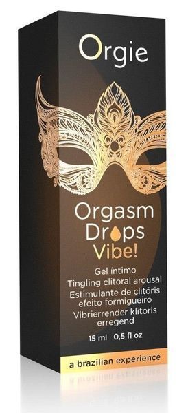 Стимулирующие капли Orgie Orgasm Drops Vibe, 15 мл 22068 фото