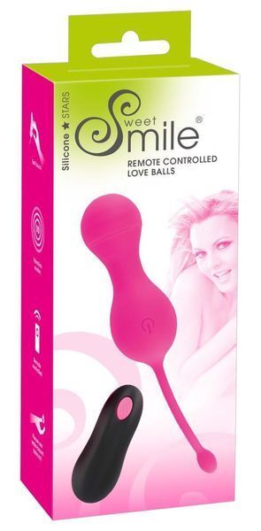 Вагинальные шарики Sweet Smile RC Love Balls, 16,4 см (розовый) 15146 фото