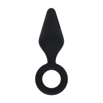 Анальная пробка Levelz Anal Plug with Loop S, 10 см (черный) 217864 фото
