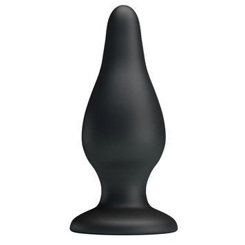 Анальная пробка Pretty Love Sturdy Silicone Anal Plug, 15,4 см (черный) 64238 фото