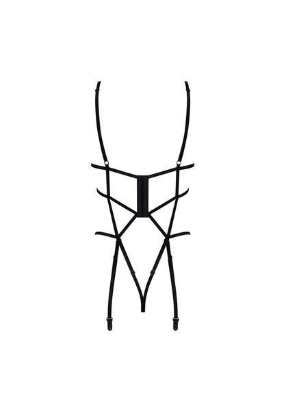 Боді Obsessive Badossa, S/M (чорний) 60372 фото
