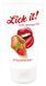 Массажный гель-лубрикант на водной основе Lick It! клубника, 50 мл 40950 фото 1