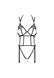 Боді Obsessive Badossa, S/M (чорний) 60372 фото 4
