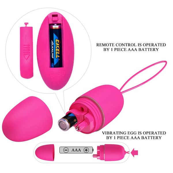 Віброяйце Pretty Love Selkie Wireless Egg, 6,9х3 см (рожевий) 11632 фото