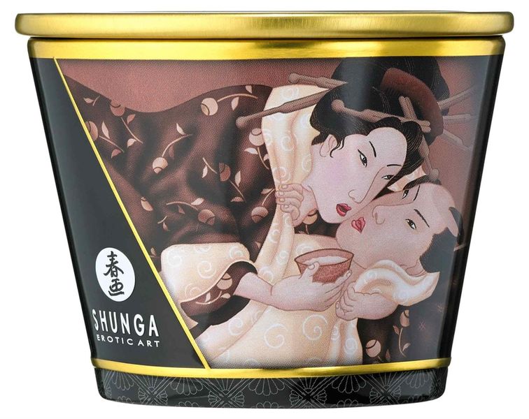 Массажная свеча Shunga Massage Candle шоколад, 170 мл 15149 фото