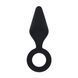 Анальна пробка Levelz Anal Plug with Loop S, 10 см (чорний) 217864 фото 1