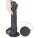 Фалоімітатор LoveToy Squirting 11'', 28 см (чорний) 28864 фото 4