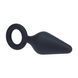 Анальна пробка Levelz Anal Plug with Loop S, 10 см (чорний) 217864 фото 3