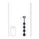Анальні кульки Levelz by Shots Waterdrop Silicone Anal Balls S, 24.6 см (чорний) 217912 фото 3