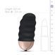 Віброяйце Teazers Ribbed Vibrating Egg, 8 см (чорний) 70974 фото 2