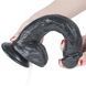 Фалоімітатор LoveToy Squirting 11'', 28 см (чорний) 28864 фото 6