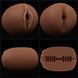 Двойной мастурбатор Lovetoy Ass and Vagina (коричневый) 212310 фото 5