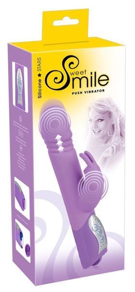 Вибратор-кролик Orion Sweet Smile Push, 25 см (фиолетовый) 31014 фото