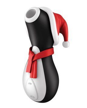 Вакуумный стимулятор клитора Satisfyer Penguin Holiday Edition (черный) 36446 фото