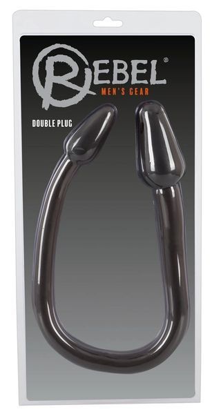 Двухсторонний фаллоимитатор Rebel Double Plug, 76.5 см (черный) 81706 фото