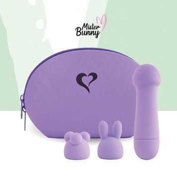 Вибратор для клитора FeelzToys Mister Bunny, 13,5 см (фиолетовый) 25310 фото