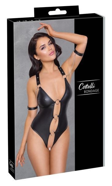 Боди Cottelli Bondage Ouvert, M (черный) 83450 фото
