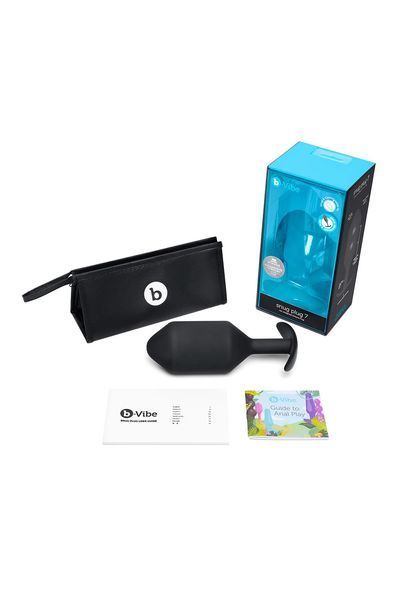 Анальна пробка B-Vibe Snug Plug 7, 18.4 см (чорний) 104340 фото