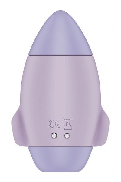 Вакуумный стимулятор клитора с вибрацией Satisfyer Mission Control (фиолетовый) 45022 фото