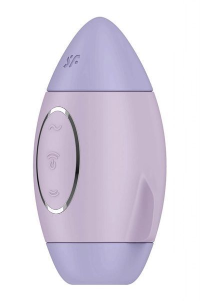 Вакуумный стимулятор клитора с вибрацией Satisfyer Mission Control (фиолетовый) 45022 фото