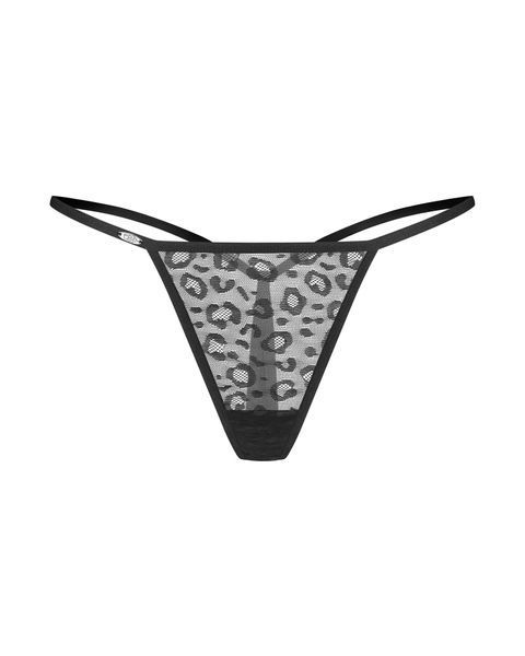 Комплект стрінгів Obsessive Clara S/M, 2 шт (чорний) 195746 фото