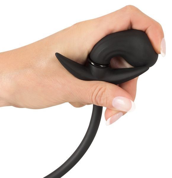 Анальна пробка Orion Inflatable Plug, 8 см (чорний) 45767 фото