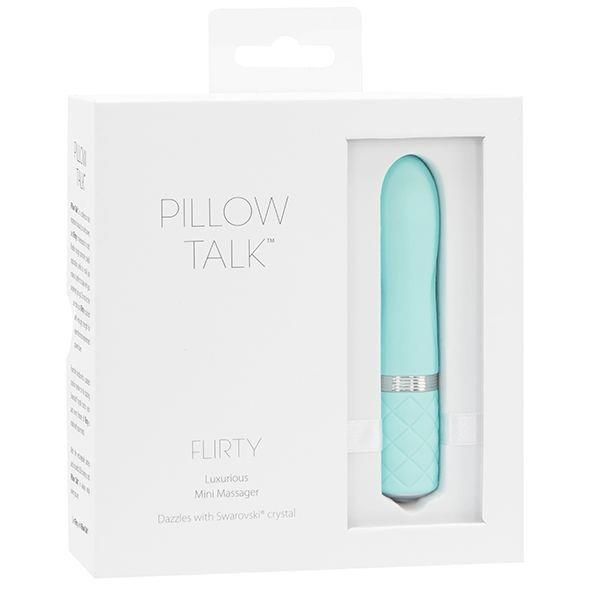 Вібратор Pillow Talk Flirty, 11 см (блакитний) 12568 фото