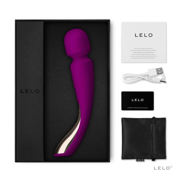 Вибромассажер Lelo Smart Wand 2 Medium, 21 см (фуксия) 34698 фото