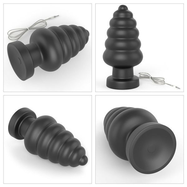 Анальна пробка King Sized Vibrating Anal Cracker 7, 18 см (чорний) 28866 фото