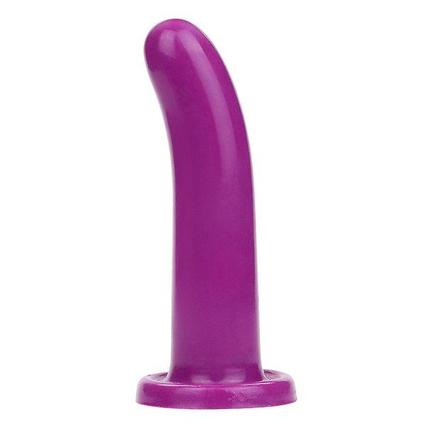 Фалоімітатор LoveToy Silicone Holy Dong, 14,5 см (фіолетовий) 14609 фото