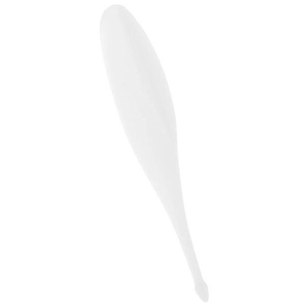 Вибратор для клитора Satisfyer Twirling Fun, 17.5 см (белый) 23152 фото