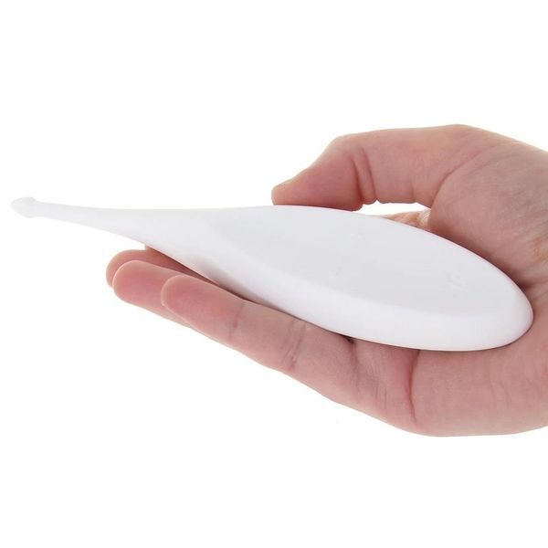 Вибратор для клитора Satisfyer Twirling Fun, 17.5 см (белый) 23152 фото