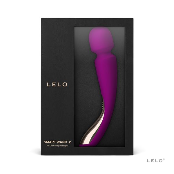 Вибромассажер Lelo Smart Wand 2 Medium, 21 см (фуксия) 34698 фото